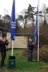 Strijken vlag R'huis